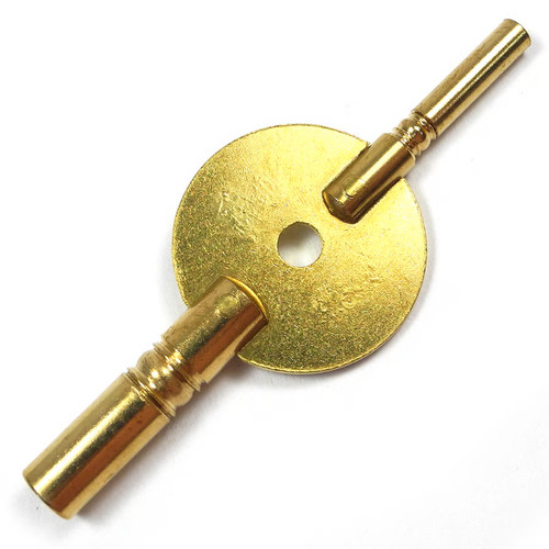 Double ended brass carriage - double,
