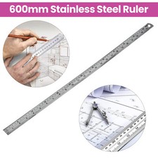 Rolson 24" Metal Ruler –