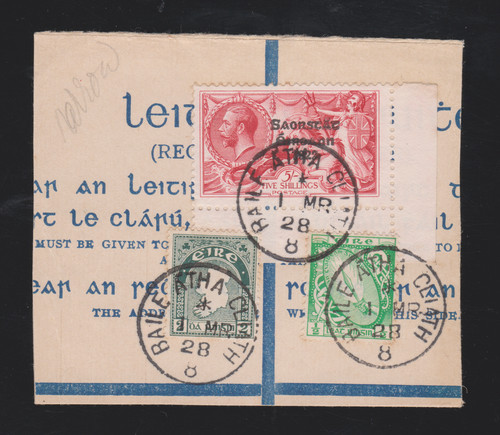 Irish 1928 narrow date - narrow,