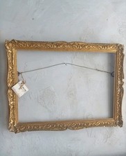 Antique Gold Gesso Frame Gesso Gilt Decorated Oil Painting Frame Country House