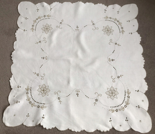 Vintage hand embroidered - hand,