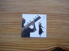 MNH 1st class stamp Sitar player + dancer Musical stringed instrument  2006 UK