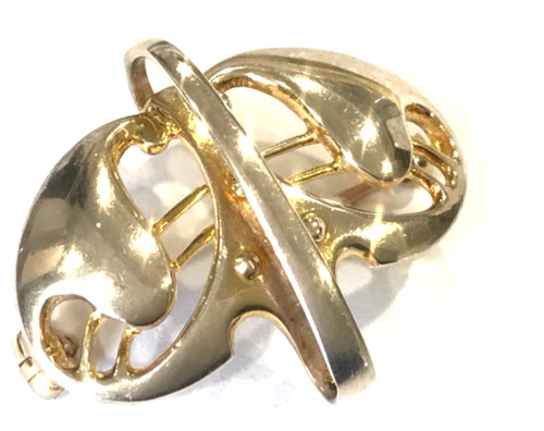 9ct gold murrle bennett - 9ct, brooch
