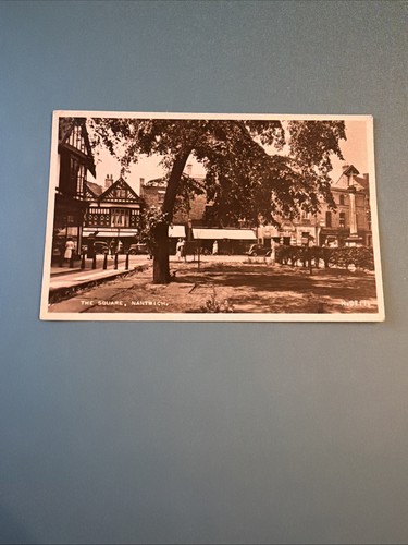 Nantwich postcard the square - nantwich,