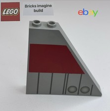 LEGO Star Wars T-16 Skyhopper Slope 55 , 1x6x5 - Part 30249 - Printed - 9D