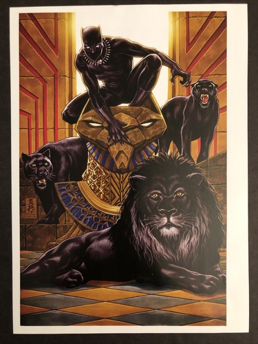 Black panther variant cover - black,