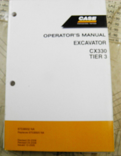Case cx330 tier excavator - case, 3