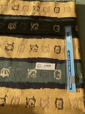 1 Metre Fabric Green Gold