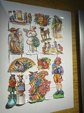 Vintage embossed die cut paper scraps MLP 1980's - #1584 - Alistair Allen