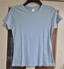 TESCO LIGHT BLUE ROUND NECK