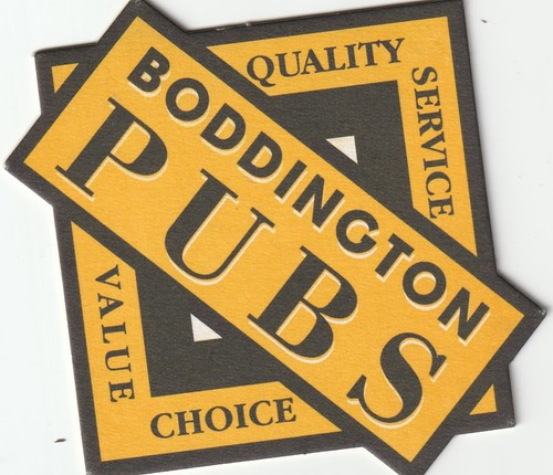 Beer mat boddingtons brewery - boddingtons,