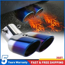 2SET Stainless Steel Car Rear