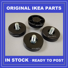 Ikea 111032 BEKANT feet adjustable black heavy duty new ORIGINAL parts x4