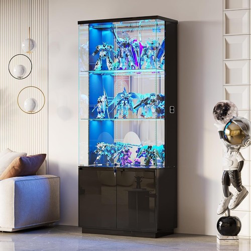 Display cabinet with - with, glass