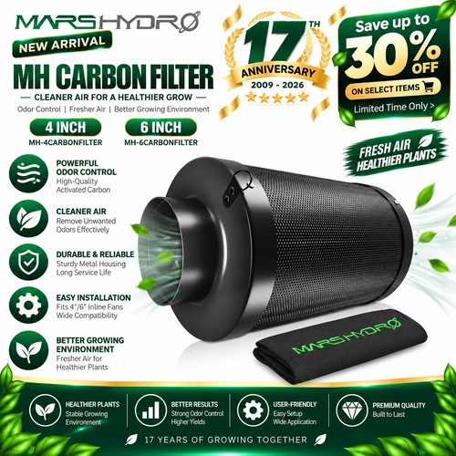 Mars hydro air carbon - hydro, 6"