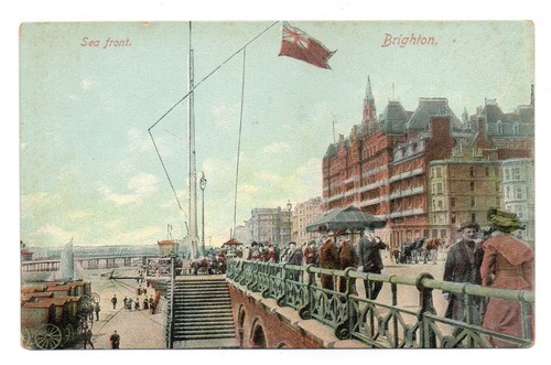 Antique postcard brighton - postcard,
