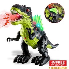 Electric Dinosaur Toy Rex with Walking and Roar Light Dino Robot T-Rex Figures