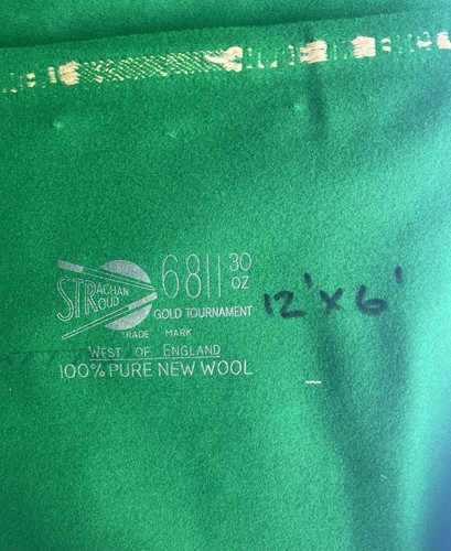 Strachan snooker cloth 6811 - snooker,