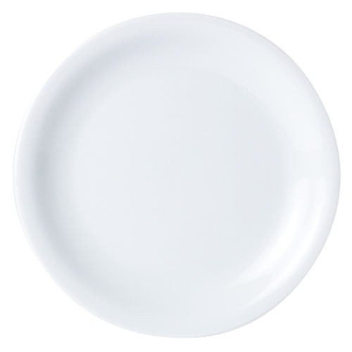 Narrow rim white plate - rim,