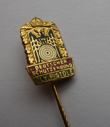 Vintage german enamel shooting - vintage,