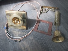 Vintage Victorian FRONT DOOR BELL pull Butlers Bell Kit Brass