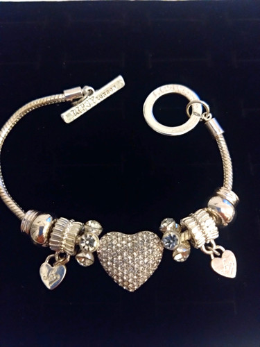 Lipsy london silver tone - silver, heart