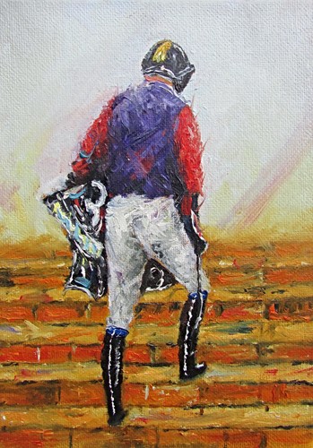 Jockey horse racing original - racing,