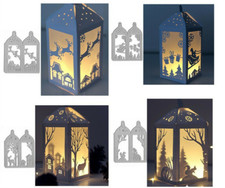 Merry Christmas Lantern Box