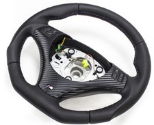 Flattened Leather Steering Wheel for BMW M-POWER E81 E82 E84 E87 E88 E90 E91 New