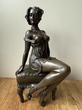 French Bronze Sculpture Lady
