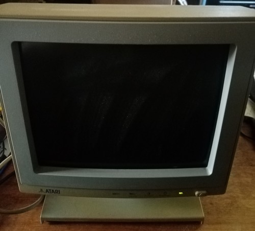 Atari sm144 vintage monitor - vintage,