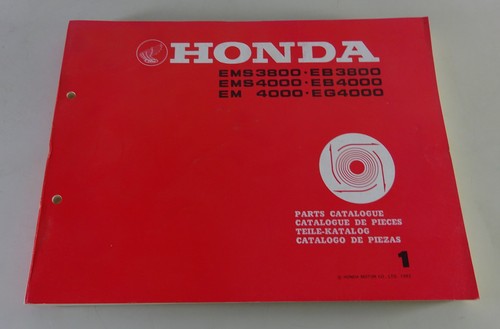 Parts catalog honda - catalog, ems