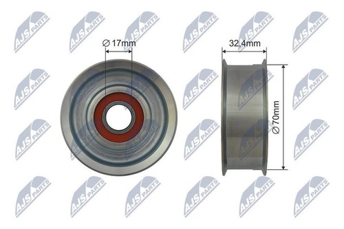 Ribbed belt tensioner - belt, pulley