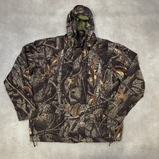 JAHTI&JAKT Hunting Jacket Mens XL Real Tree Camo Outdoor Windbreaker, Green