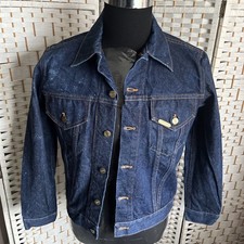 Brutus Gold Jean Jacket Rare Skinhead Suedehead Skingirl Northern Soul Small