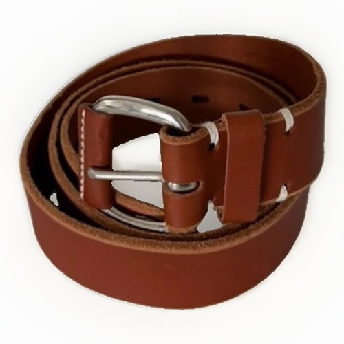 Edwin vintage leather belt - leather,