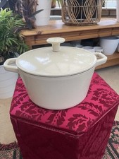 Vintage Cream Cast Iron