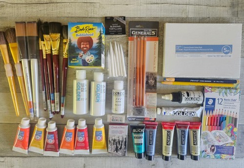 Art supplies lot golden - supplies,