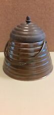 Antique Copper Pot, Beehive Container For Honey  Jam Etc