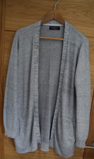 CEDAR WOOD STATE POCKET DETAIL  GREY LONG SLEEVE  CARDIGAN   SIZE LARGE     D1