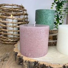 Pack of 2 Pink Green Pillar