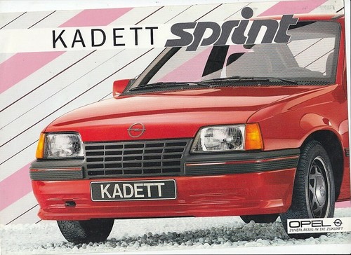 1986 opel kadett sprint - kadett,