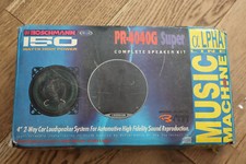 RARE BOSCHMANN PR-4040G SUPER 4" 2-WAY 150 WATT CAR SPEAKERS NEW IN BOX