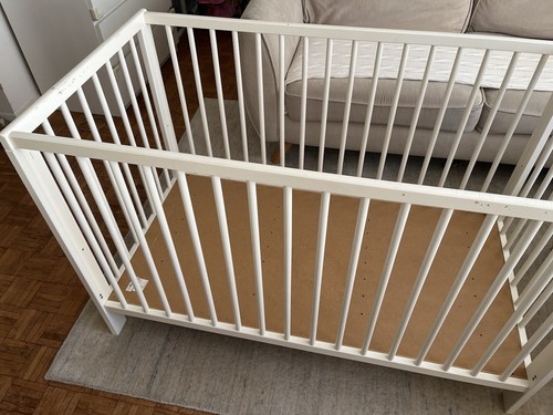 Cot bed white gulliver ikea - gulliver,