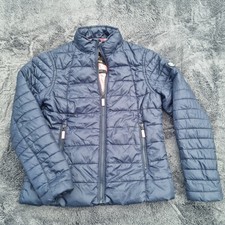 Barbour - Fibre Down Navy Blue Girls Puffer Jacket / Coat - Medium