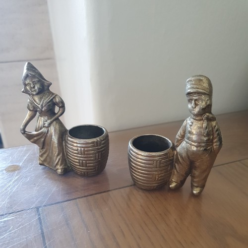 Vintage pair metal - pair, brass