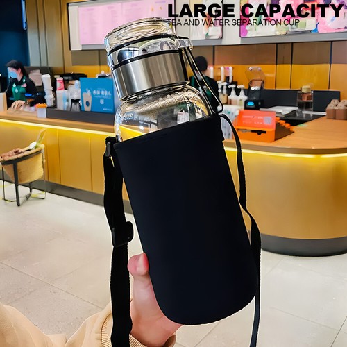 Glass water bottle - 1l,