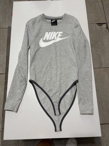 Nike bodysuit gray unitard - bodysuit,
