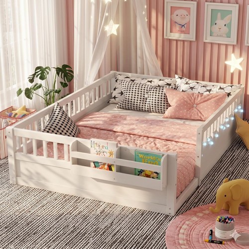 Full toddler floor bed with - toddler,