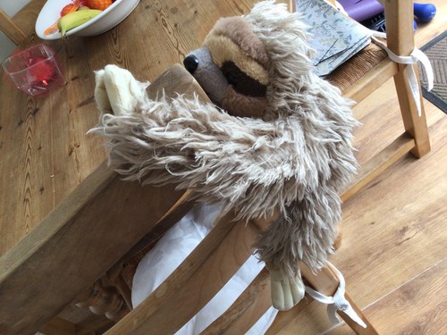Soft plush sloth - soft,